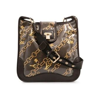 LOUIS VUITTON Monogram Charms Musette Brown Bag, c. 2006